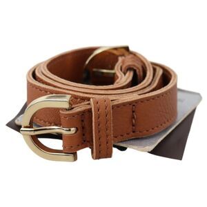 Scervino Street Leather Belt Brown Casual Style Women Brown Belts